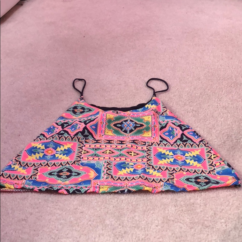 Colorful going out tank top
